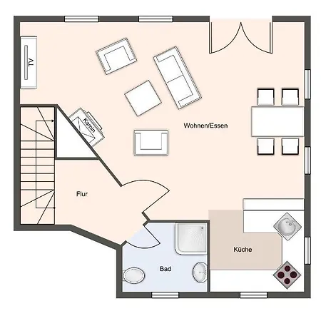 펜션 Nordlicht Reetdachhaus Nordlicht Lee *